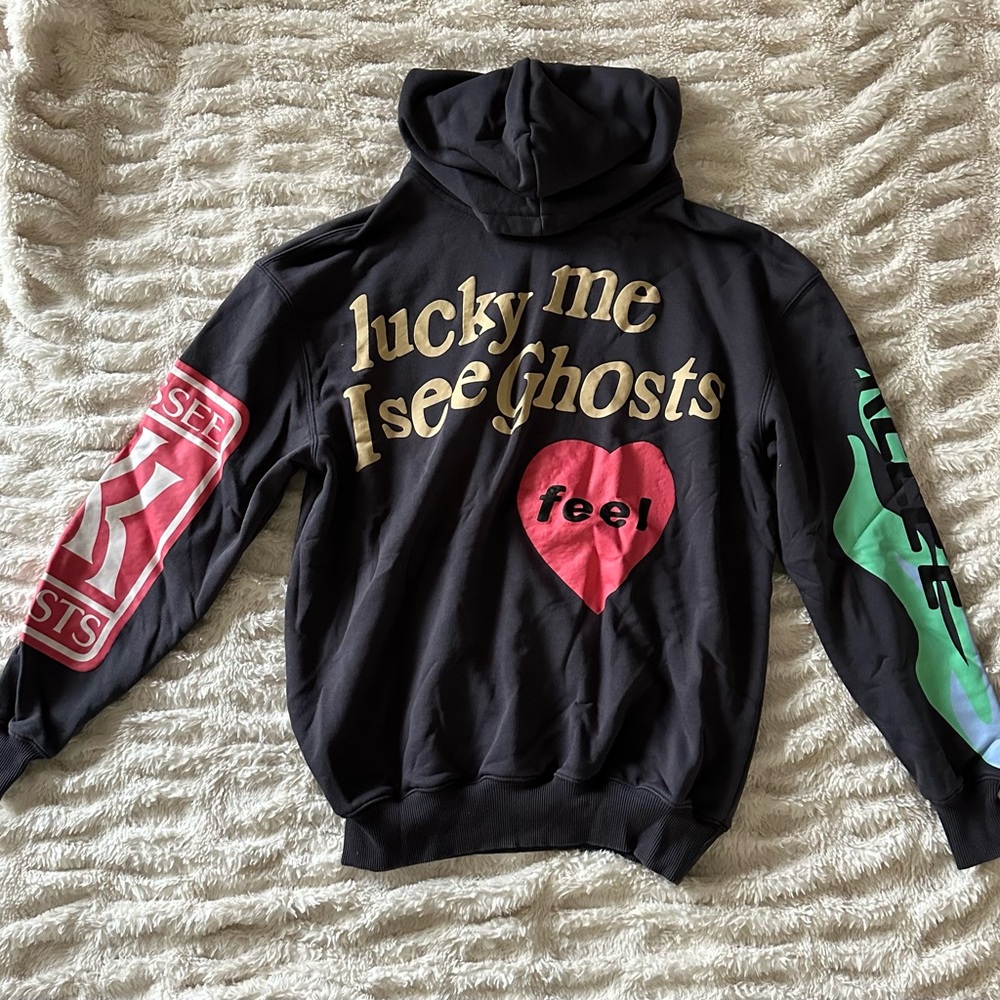 Lucky Me I See Ghosts Black Hoodie